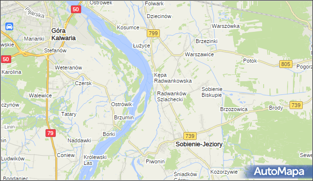 mapa Radwanków Szlachecki, Radwanków Szlachecki na mapie Targeo