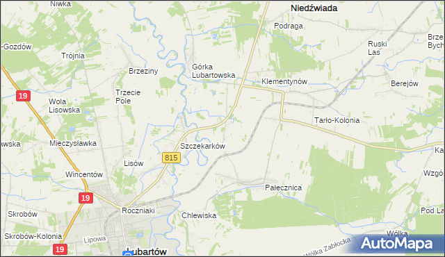 mapa Pałecznica-Kolonia, Pałecznica-Kolonia na mapie Targeo