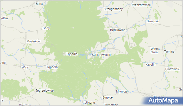 mapa Sulistrowiczki, Sulistrowiczki na mapie Targeo