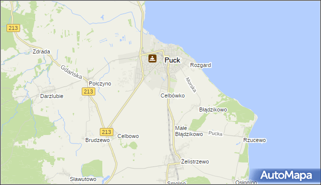 mapa Celbówko, Celbówko na mapie Targeo