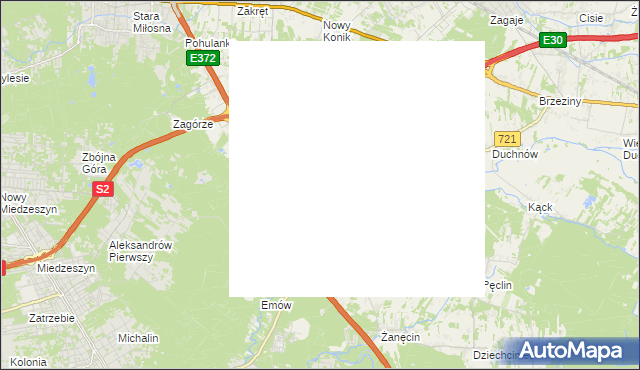 mapa Stefanówka gmina Wiązowna, Stefanówka gmina Wiązowna na mapie Targeo