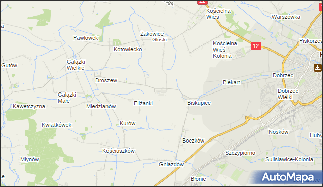 mapa Trkusów, Trkusów na mapie Targeo