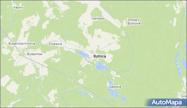 mapa Bytnica, Bytnica na mapie Targeo