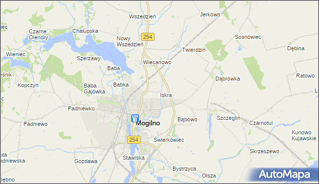 mapa Iskra, Iskra na mapie Targeo