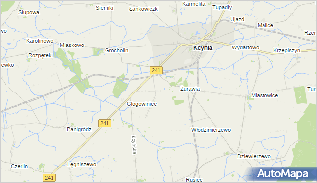 mapa Palmierowo, Palmierowo na mapie Targeo