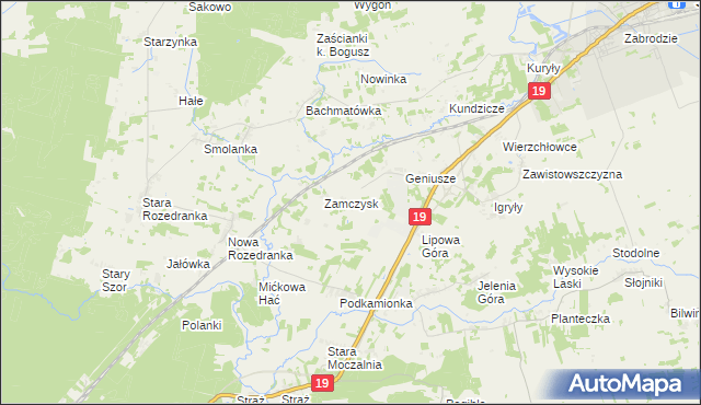 mapa Pawłowszczyzna, Pawłowszczyzna na mapie Targeo