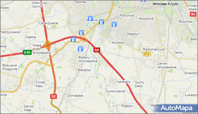 mapa Ślęza, Ślęza na mapie Targeo