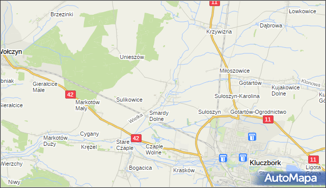 mapa Smardy Górne, Smardy Górne na mapie Targeo