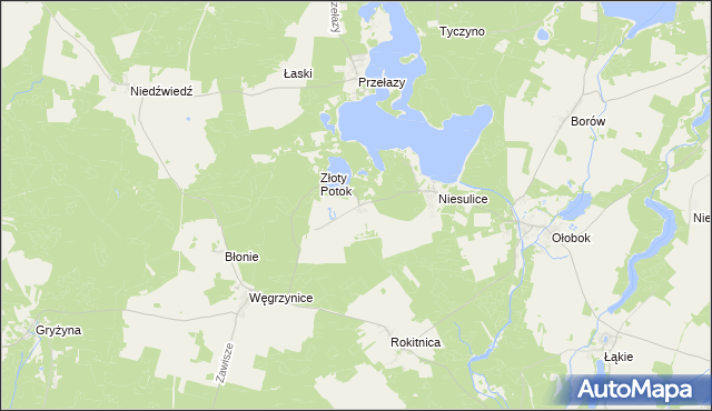 mapa Kalinowo gmina Skąpe, Kalinowo gmina Skąpe na mapie Targeo