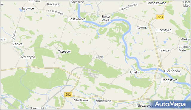 mapa Orsk, Orsk na mapie Targeo