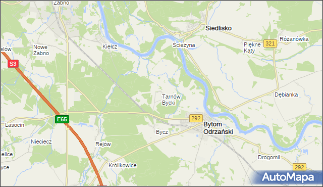 mapa Tarnów Bycki, Tarnów Bycki na mapie Targeo