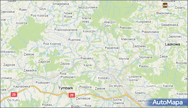 mapa Bałażówka, Bałażówka na mapie Targeo