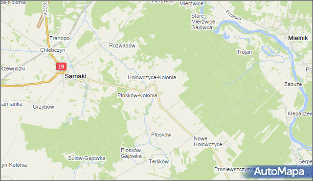 mapa Stare Hołowczyce, Stare Hołowczyce na mapie Targeo