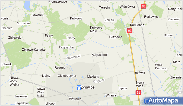 mapa Augustopol, Augustopol na mapie Targeo