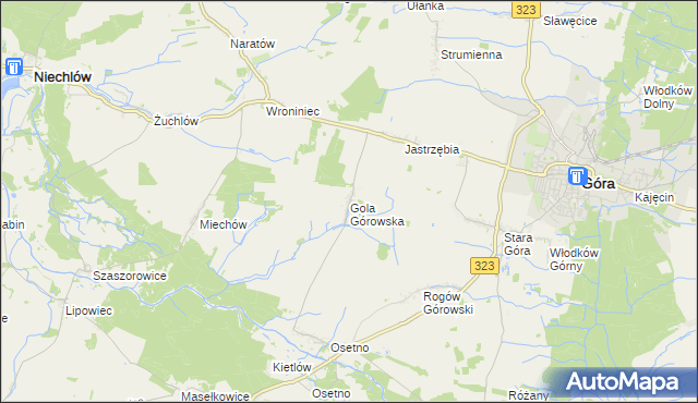 mapa Gola Górowska, Gola Górowska na mapie Targeo