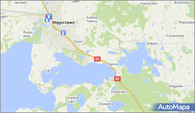 mapa Kolonia Rybacka, Kolonia Rybacka na mapie Targeo