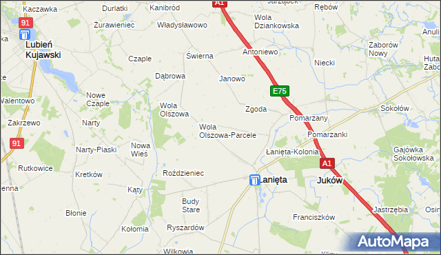 mapa Rajmundów, Rajmundów na mapie Targeo