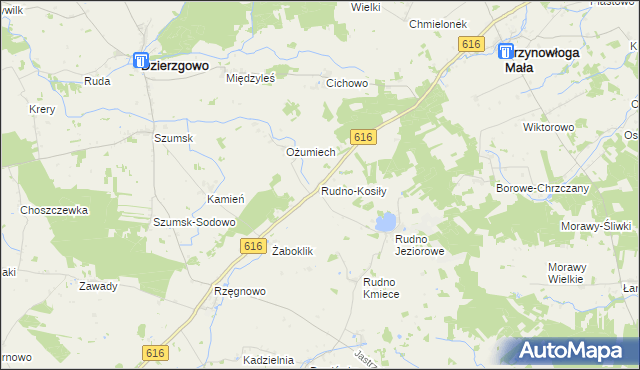 mapa Rudno-Kosiły, Rudno-Kosiły na mapie Targeo