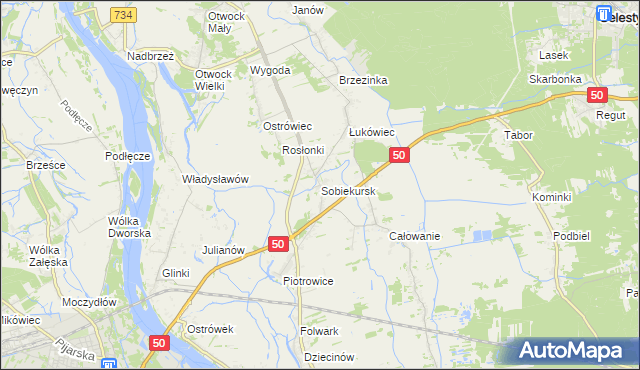 mapa Sobiekursk, Sobiekursk na mapie Targeo