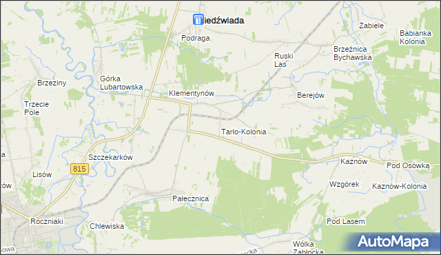 mapa Tarło-Kolonia, Tarło-Kolonia na mapie Targeo