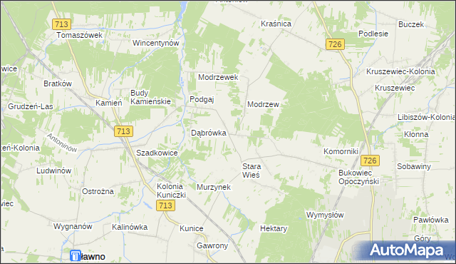 mapa Ziębów, Ziębów na mapie Targeo