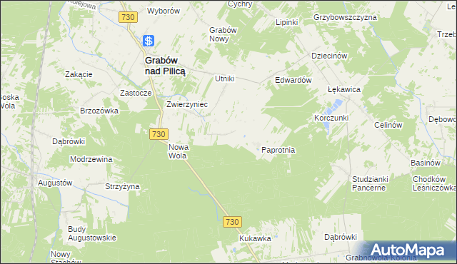 mapa Koziołek, Koziołek na mapie Targeo