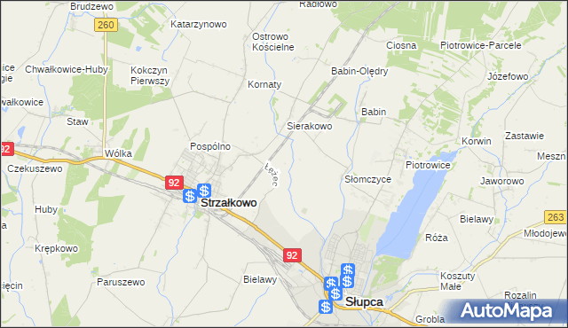 mapa Słomczyce-Huby, Słomczyce-Huby na mapie Targeo