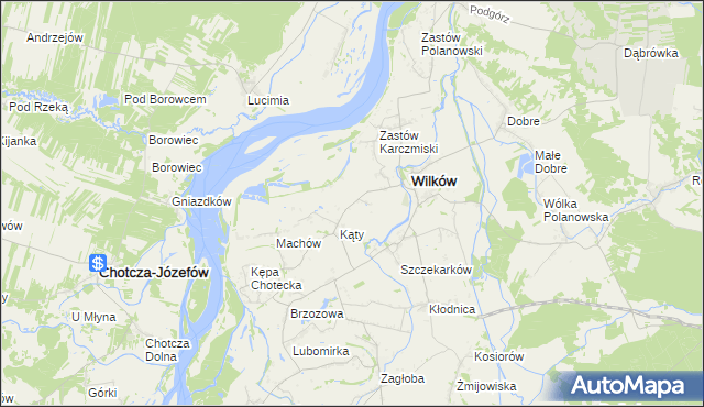 mapa Wilków-Kolonia, Wilków-Kolonia na mapie Targeo