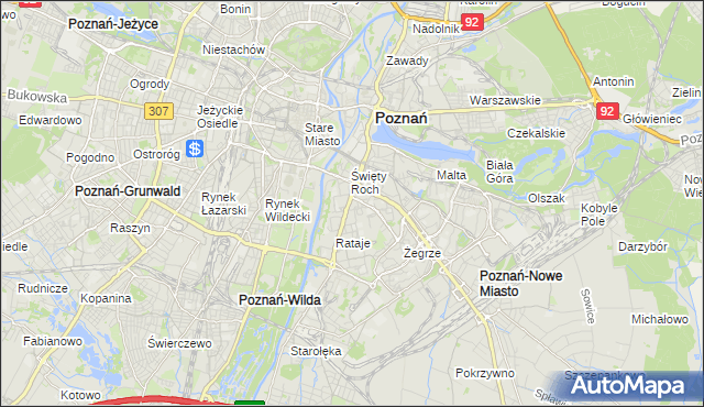 mapa Obrzyca, Obrzyca na mapie Targeo