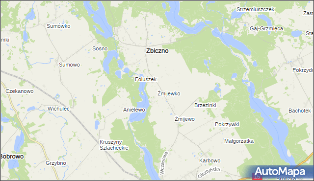 mapa Żmijewko, Żmijewko na mapie Targeo