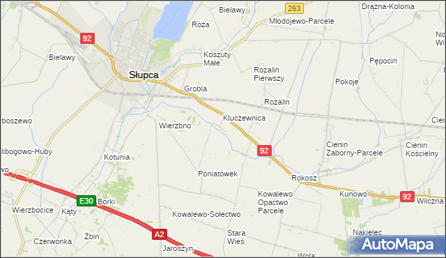 mapa Kowalewo-Góry, Kowalewo-Góry na mapie Targeo