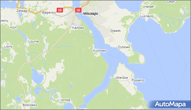 mapa Śniardewno, Śniardewno na mapie Targeo