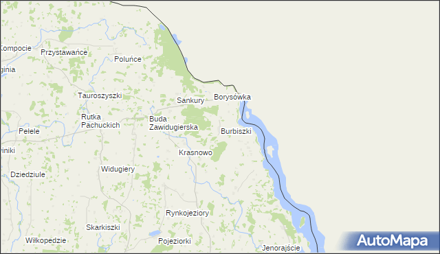 mapa Burbiszki, Burbiszki na mapie Targeo