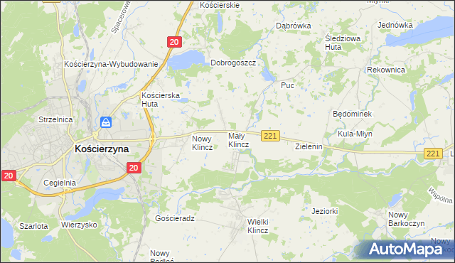 mapa Mały Klincz, Mały Klincz na mapie Targeo