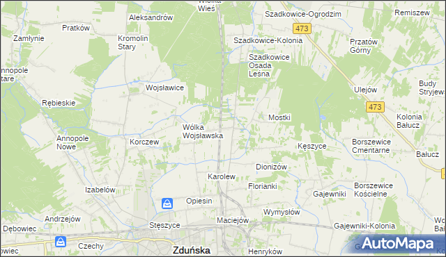 mapa Suchoczasy, Suchoczasy na mapie Targeo