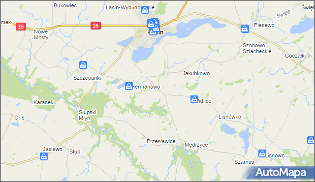 mapa Bogdanki gmina Łasin, Bogdanki gmina Łasin na mapie Targeo