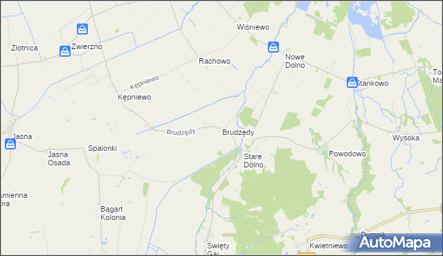 mapa Brudzędy, Brudzędy na mapie Targeo