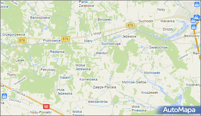 mapa Bystrzanów, Bystrzanów na mapie Targeo