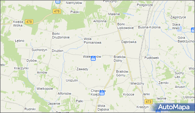 mapa Charchów Pański, Charchów Pański na mapie Targeo