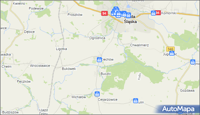 mapa Ciechów, Ciechów na mapie Targeo