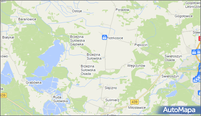 mapa Dunkowa, Dunkowa na mapie Targeo