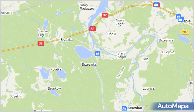 mapa Dychów, Dychów na mapie Targeo
