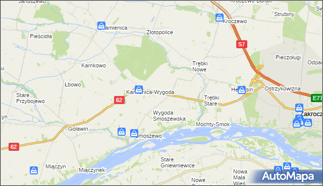 mapa Emolinek, Emolinek na mapie Targeo