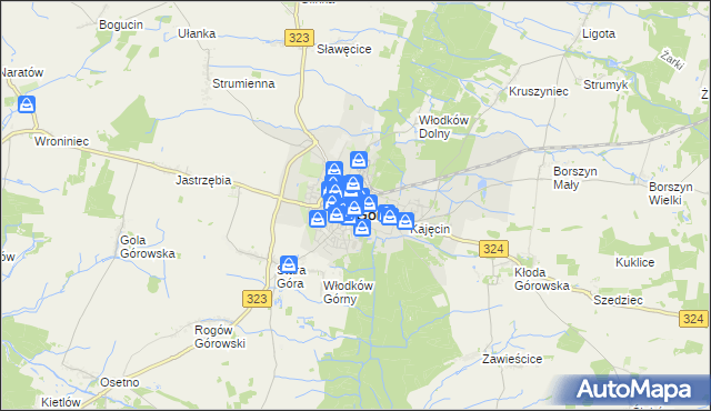 mapa Góra, Góra na mapie Targeo