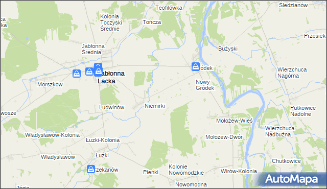 mapa Gródek-Dwór, Gródek-Dwór na mapie Targeo