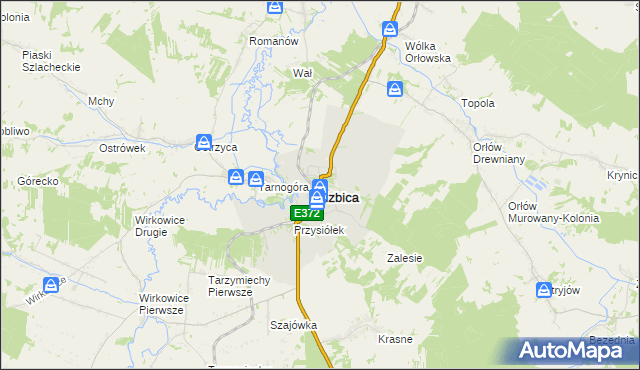 mapa Izbica-Wieś, Izbica-Wieś na mapie Targeo