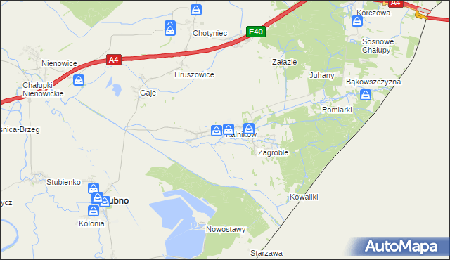 mapa Kalników, Kalników na mapie Targeo