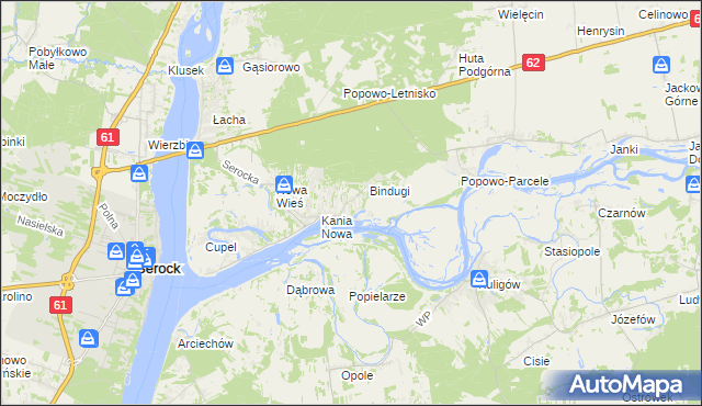mapa Kania Polska, Kania Polska na mapie Targeo