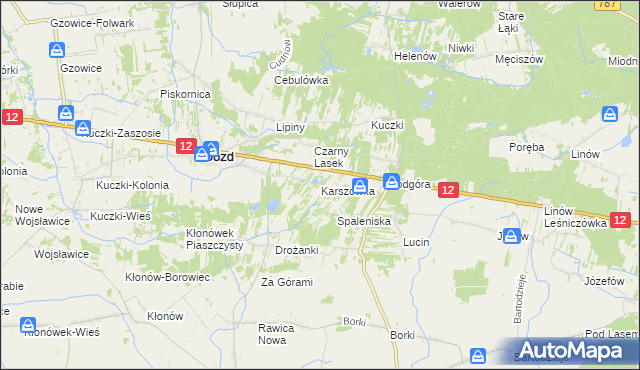 mapa Karszówka, Karszówka na mapie Targeo