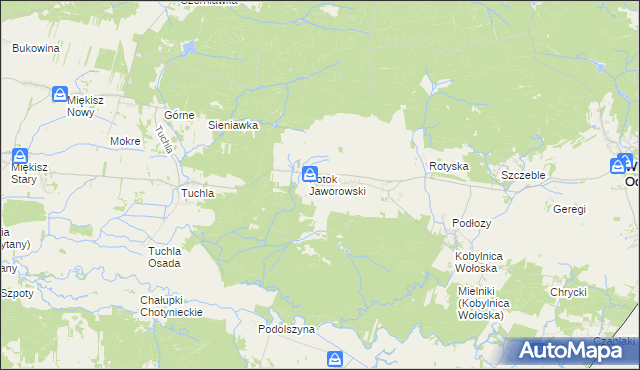 mapa Kobylnica Ruska, Kobylnica Ruska na mapie Targeo